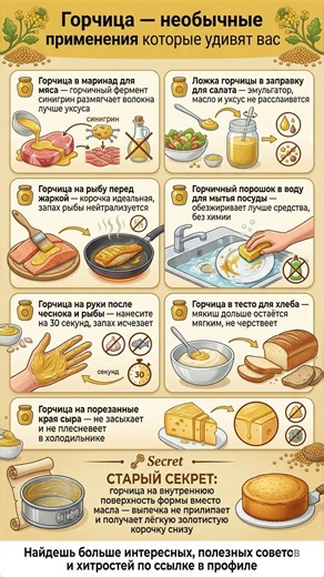 10 неожиданных применений горчицы