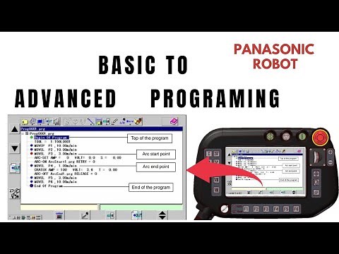 Basic To Advanced Robot Programing Panasonic Robot|Welding Programing Panasonic| Panasonic Teaching