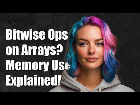 is it possible to use bitwise operations on arrays(a long piece of memory)