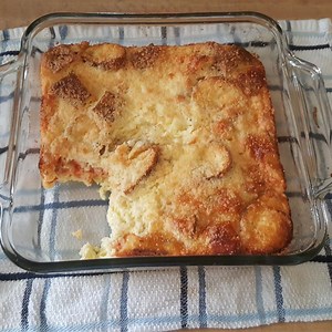 Leftover Pizza Breakfast Casserole