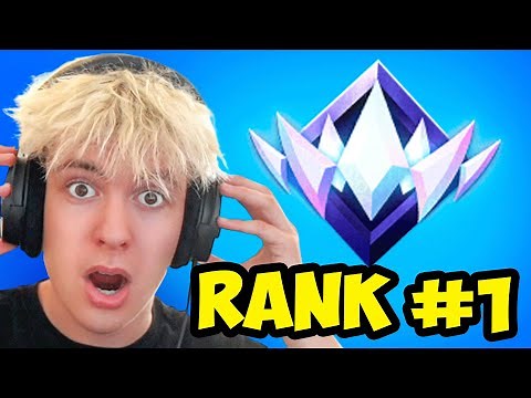 I got #1 Rank on Fortnite (Worlds First Unreal)