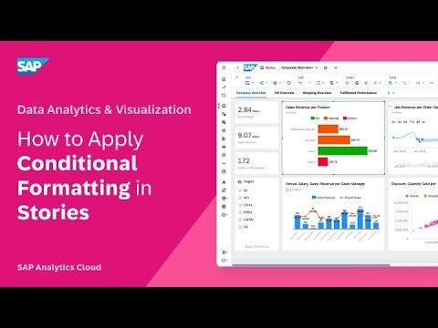 How to Apply Conditional Formatting in Stories: SAP Analytics Cloud