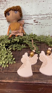 6.3K views · 458 reactions | You can find the angel ornaments on our website right here ➡️ https://theshabbytreeboutique.com/shop-mBiWY/p/ornament-lace-imprint-angel-set-of-3 | The Shabby Tree | Facebook