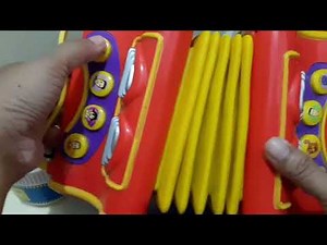 The wiggles play along accordion (Facebook video by ysabela's preloved toys & stuff)