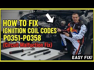 How to Fix Ignition Coil Codes P0351 P0352 P0353 P0354 P0355 P0356 (Circuit Malfunction Fix)
