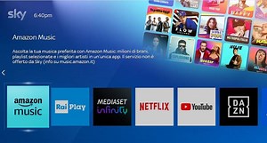 Amazon Music su Sky Q e Sky Glass: milioni di brani e podcast disponibili per gli abbonati Sky