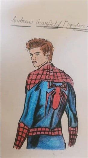 DRAW SPIDER-MAN #drawing #spiderman #marvel #shorts