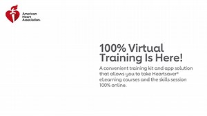 Have you heard the news? Heartsaver® Virtual is now here! A new equipment and technology solution that is available to AHA Training Centers in the US market! Heartsaver Virtual offers convenient bundles including an eLearning course, training kit and app solution that allows students to take Heartsaver training and their skills session with their instructor 100% online. Learn more: http://spr.ly/6181Kxftz #CPRwithHeart | American Heart Association - CPR & First Aid