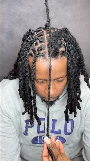 How I Fixed Matted LOCS in the Front | Professional Loc Repair & Crochet Method