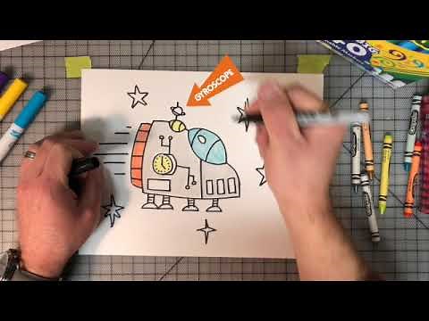 How to Draw a Time Machine • Mazza Museum Funday Sunday!