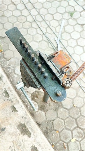 Threaded iron bending tool #homemade #tools #simpletools | Dwi Madani