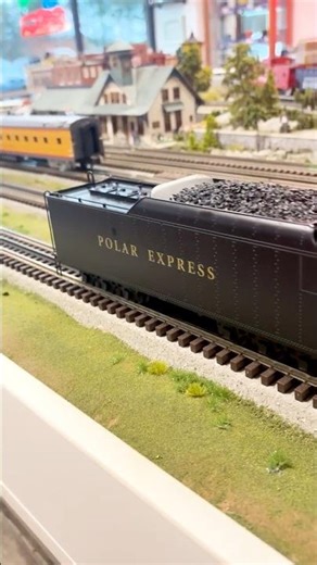 Polar Express Arrives at the Station | Trainz Layout