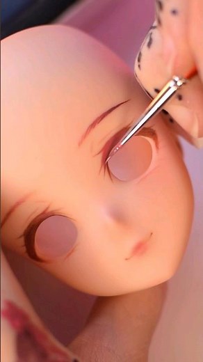 The cutest anime doll in our collection! 😍 #ooak #repaint #dollcustomizing