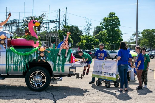 Take a closer look at the floats and costumes of the Do-Dah Parade