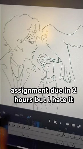 chat am i cooked 😭 #animation #animationart #digitalart #drawingprocess #originalcharacter #oc #art