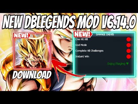 NEW DRAGONBALL LEGENDS MOD V6.14.0 | INSTANT WIN ( Dragonball legends )