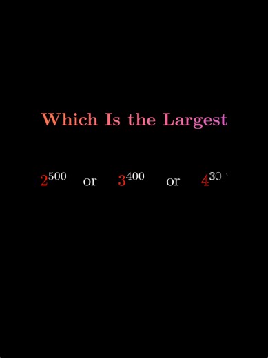 which one is the greatest #mathematics #math