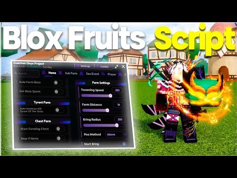 Blox Fruits Script Gui with NO KEY | Auto Farm, Spawn Fruit, Auto Raid, Sea Event, Magnet and More!