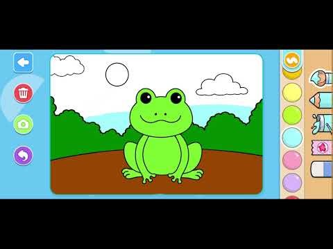 COLORING FROG