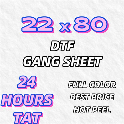 DTF Gang Sheet, Ready to Press Transfers, Full Color, Direct to Film Prints - Etsy
