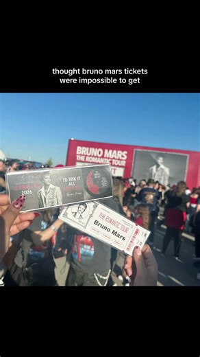 Bruno live is gonna be amazing 🤩 #brunomars #ticketwar #theromantictour #brunomarslive #ijustmight