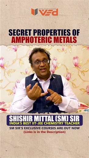 Secret Properties of Amphoteric Metals 😳 | SM Sir’s Hidden Trick! #viral #shorts