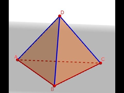 Hướng dẫn vẽ hình chóp đáy tam giác với Geogebra 3D