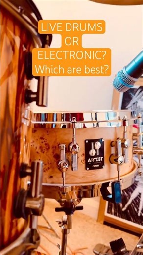 WHICH ARE BEST, LIVE DRUMS OR PROGRAMMED FOR ELECTRONIC MUSIC? #industrial #synthwave