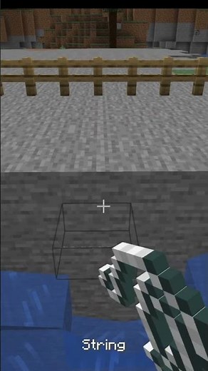 Minecraft Mob-Proof Bridges Made of String & Carpet! #shorts