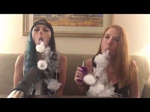 Vape tricks with Jess-Marie