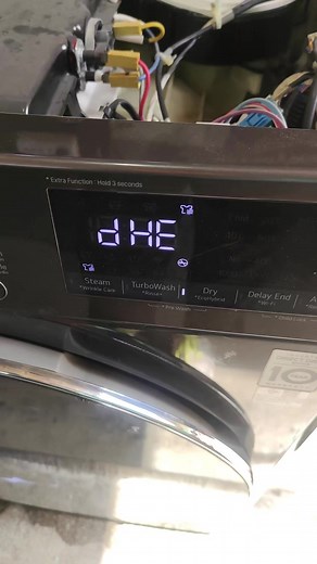dHE Error Code in LG Front Load Fully Automatic Washing Machine #WasherFixers