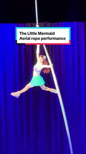 Aerial Rope Performance Inspired by The Little Mermaid