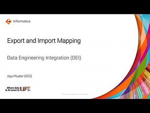How to Import and Export Mapping in DEI