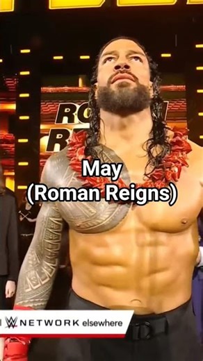 your birth month your wrestler