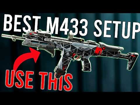 The BEST M433 SETUP In Battlefield 6! LOWEST RECOIL ATTACHMENT SETUP (BF6 M433 best class)