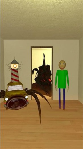 Can Green Baldi and Car Eater Light Hide From Different Nextbots - Garry's Mod
