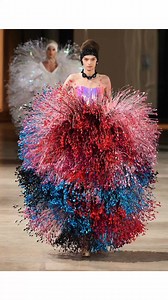 Kevin Germanier's Haute Couture Debut was AMAZING!⁠ @kevingermanier's debut in haute couture was not just a runway show but a manifesto. As the guest designer of this edition, he presented 'Les Globuleuses,' closing the Parisian season with a whirlwind of color, texture, and innovation. The collection challenged traditional notions of luxury and proved that responsible fashion can be exuberant.⁠ ⁠ Known for transforming discarded materials into high-impact pieces, Germanier elevated his vibrant 