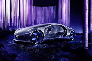 Mercedes Vision AVTR, con Avatar il futuro dell'auto connessa con uomo e natura