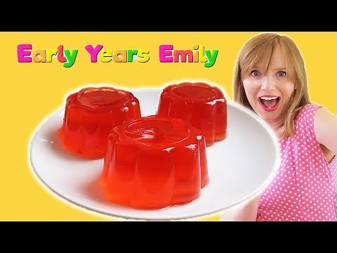Jelly on a Plate | Nursery rhymes | WITH REAL JELLY + party food | Verb spotter song |