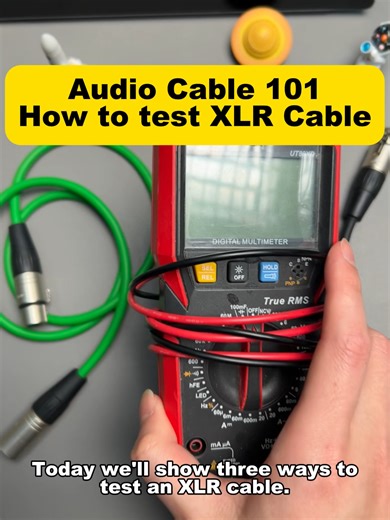Efficiently Testing XLR Cables: Methods Explained