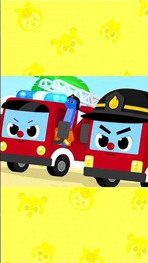 Go! Go! Fire Truck! | Rescue Car | Nursery rhymes & Kids Song | #Cheetahboo #shorts
