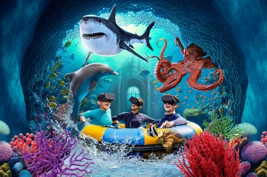 SplashMania's New VR Water Slide Takes You to a Whole New World!