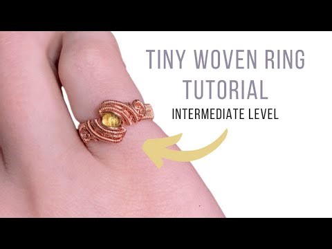 Wire Weave Ring Tutorial for Small Stones - Intermediate Level