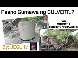 Automatic Concrete Pipe Machine/ CULVERT MAKER