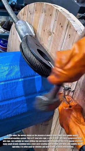 Wrap a Special Type Of Cable Around The Coil #job #tools #workers #machine