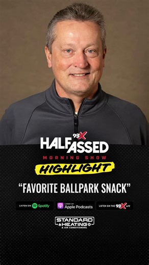 Brad Ruiter has no fear of consequences when it comes to his favorite ballpark snack! | 93X RADIO