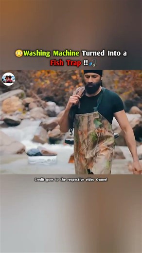 Washing Machine Turned Into a Fish Trap !!😳🎣 #shorts