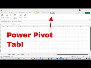 How to Get the Power Pivot Tab / Add in for Microsoft Excel With Ease! #msexcel #howto #tutorial