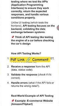What is api Testing | Api Testing Practical Example #automationtesting #sdet #selenium #apitesting