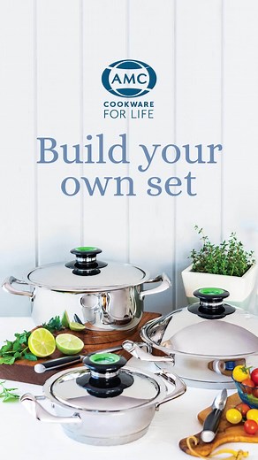AMC cookware has the tools you need to bring your culinary fantasies to life, whether you're a home cook or a professional chef. Take advantage of our current promotion and build your own set: https://bit.ly/3LEby9Q #AMCookware #Promo #CookingwithAMC | AMC Cookware